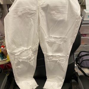 Plus Size American Apparel White Jeans